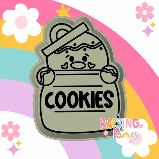 Gingerbread In Cookie Jar Silicone Mold