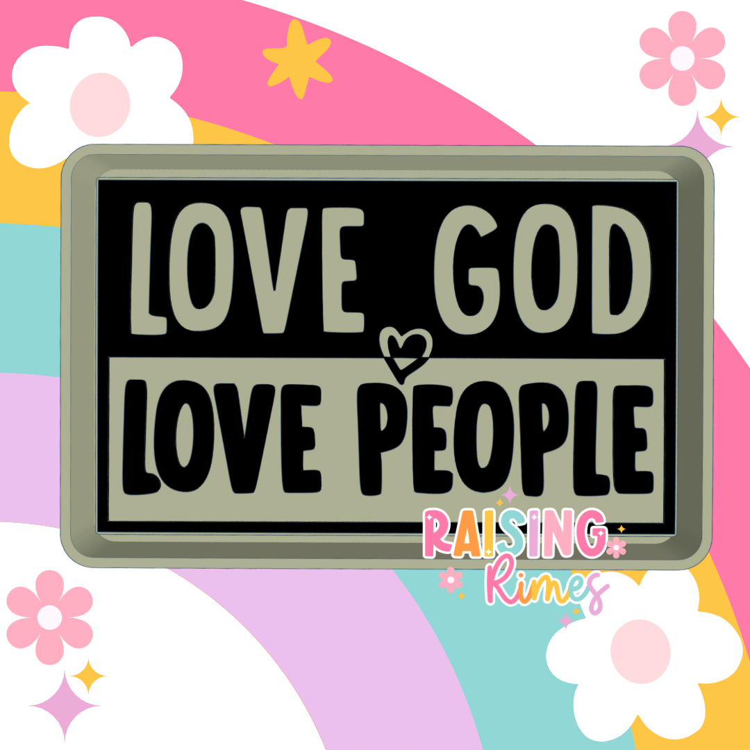 Love God, Love People Silicone Mold
