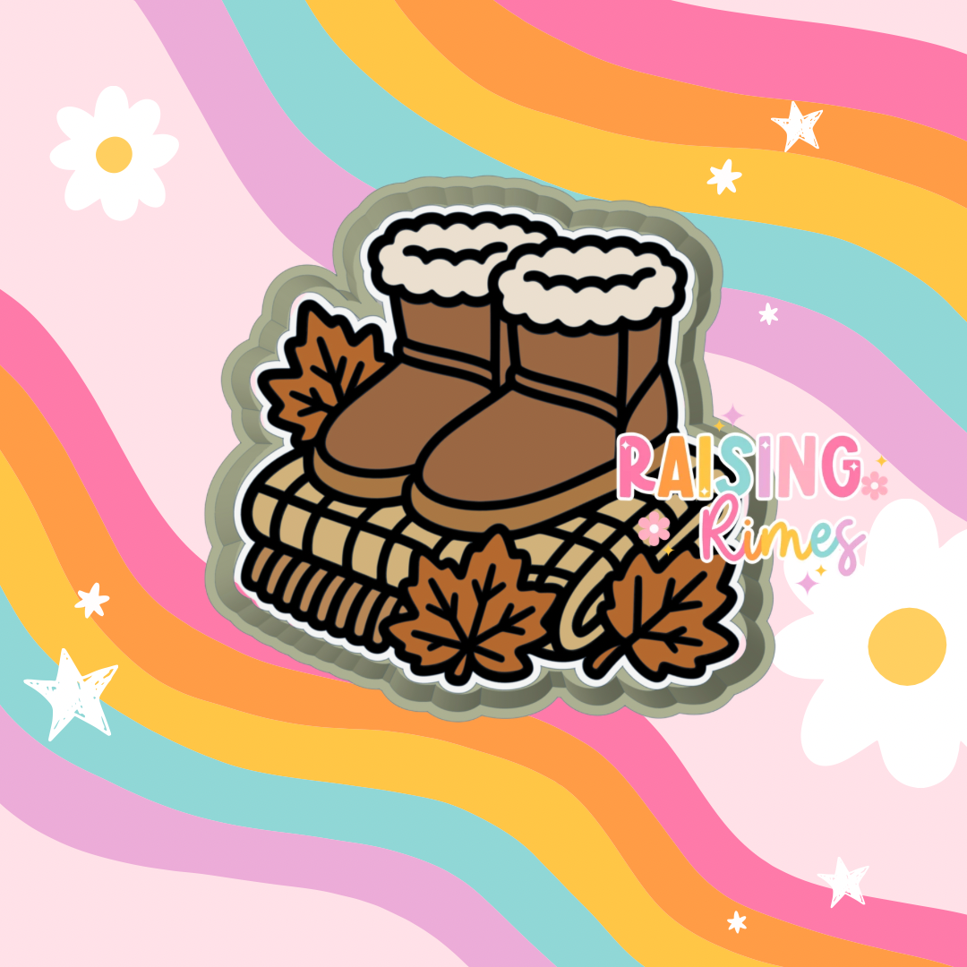 Fall Boots & Blanket Silicone Mold