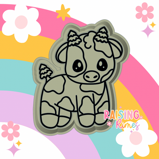 Tree Cow 2 Silicone Mold