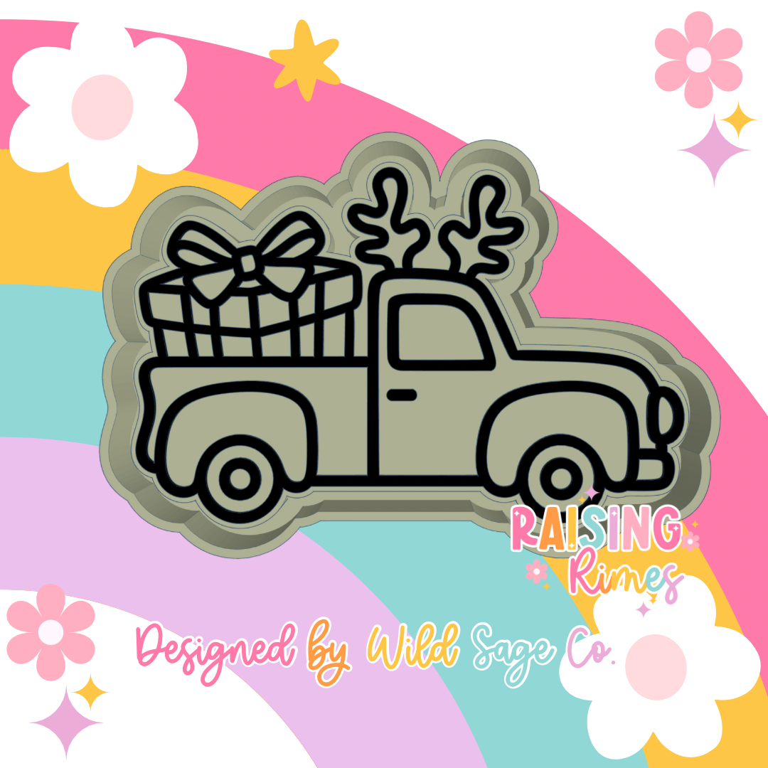 Antler Truck Silicone Mold