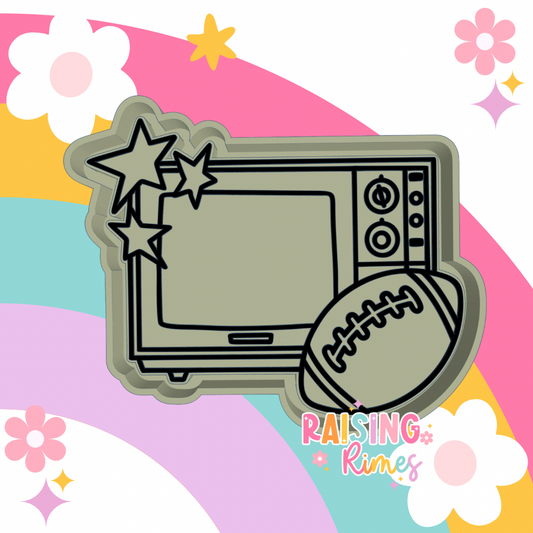 Football TV Silicone Mold