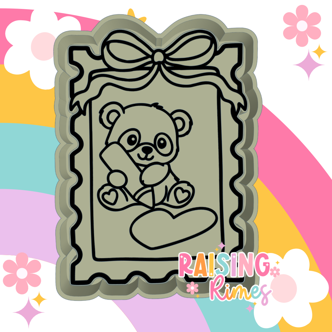 Coloring Bear Stamp Silicone Mold