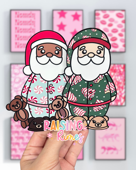 Pajama Santa Cardstock Grab Bag