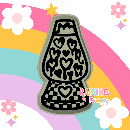 Heart Lava Lamp Silicone Mold