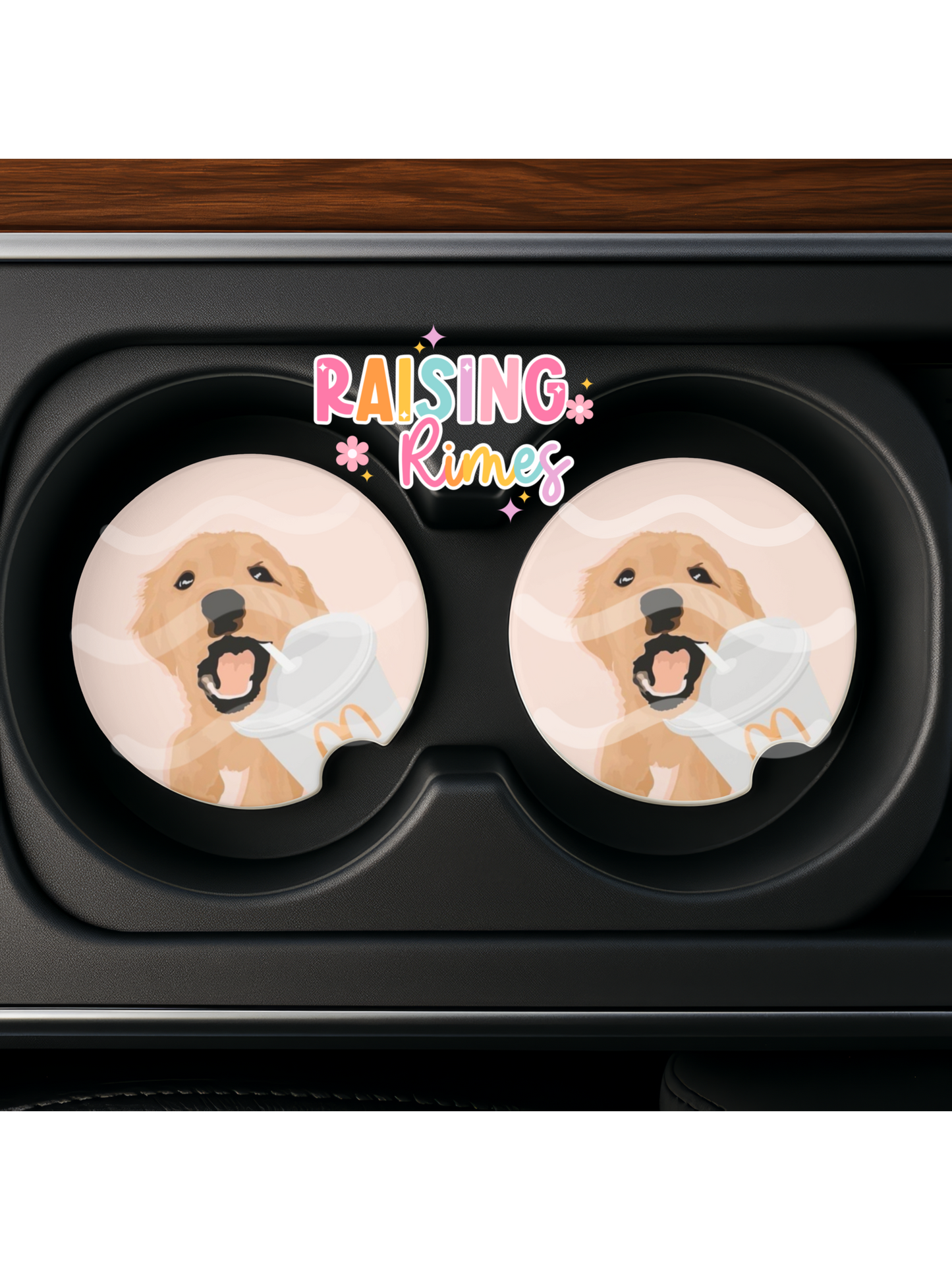 Fast Food Puppy Coaster Set