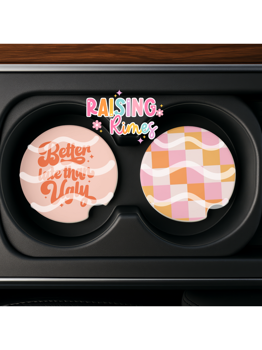 Better Late Than Ugly Coaster Set