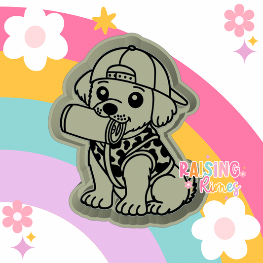 Puppy w/ Drink Can Silicone Mold