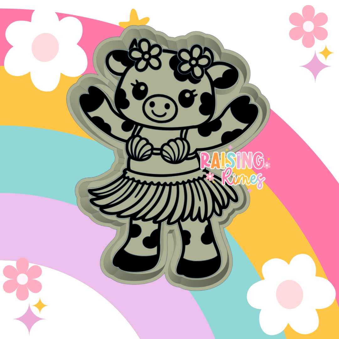 Hula Cow Silicone Mold