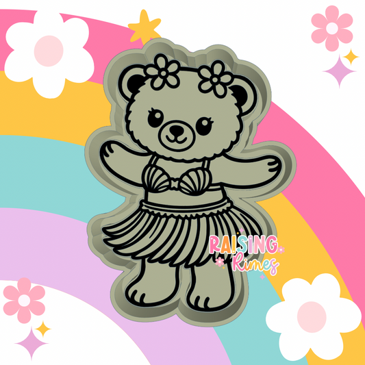 Hula Bear Silicone Mold