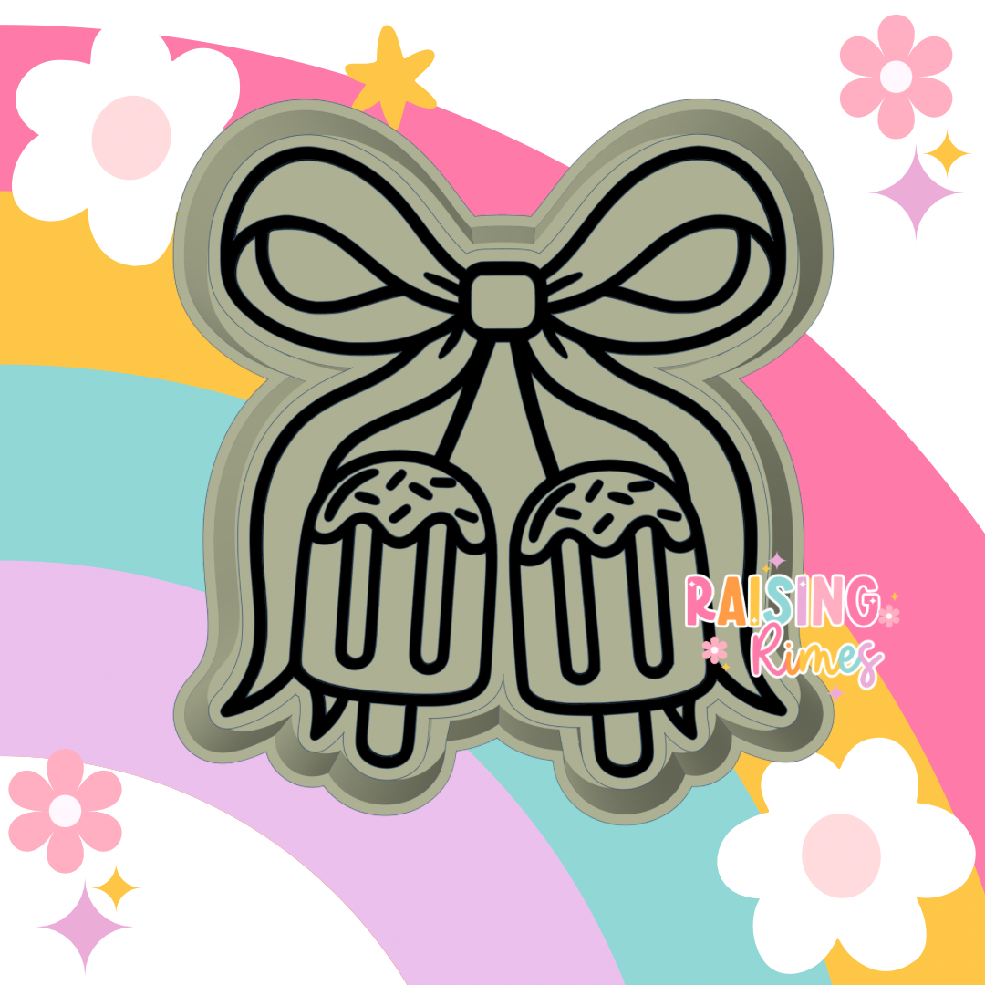 Popsicle Bow Silicone Mold