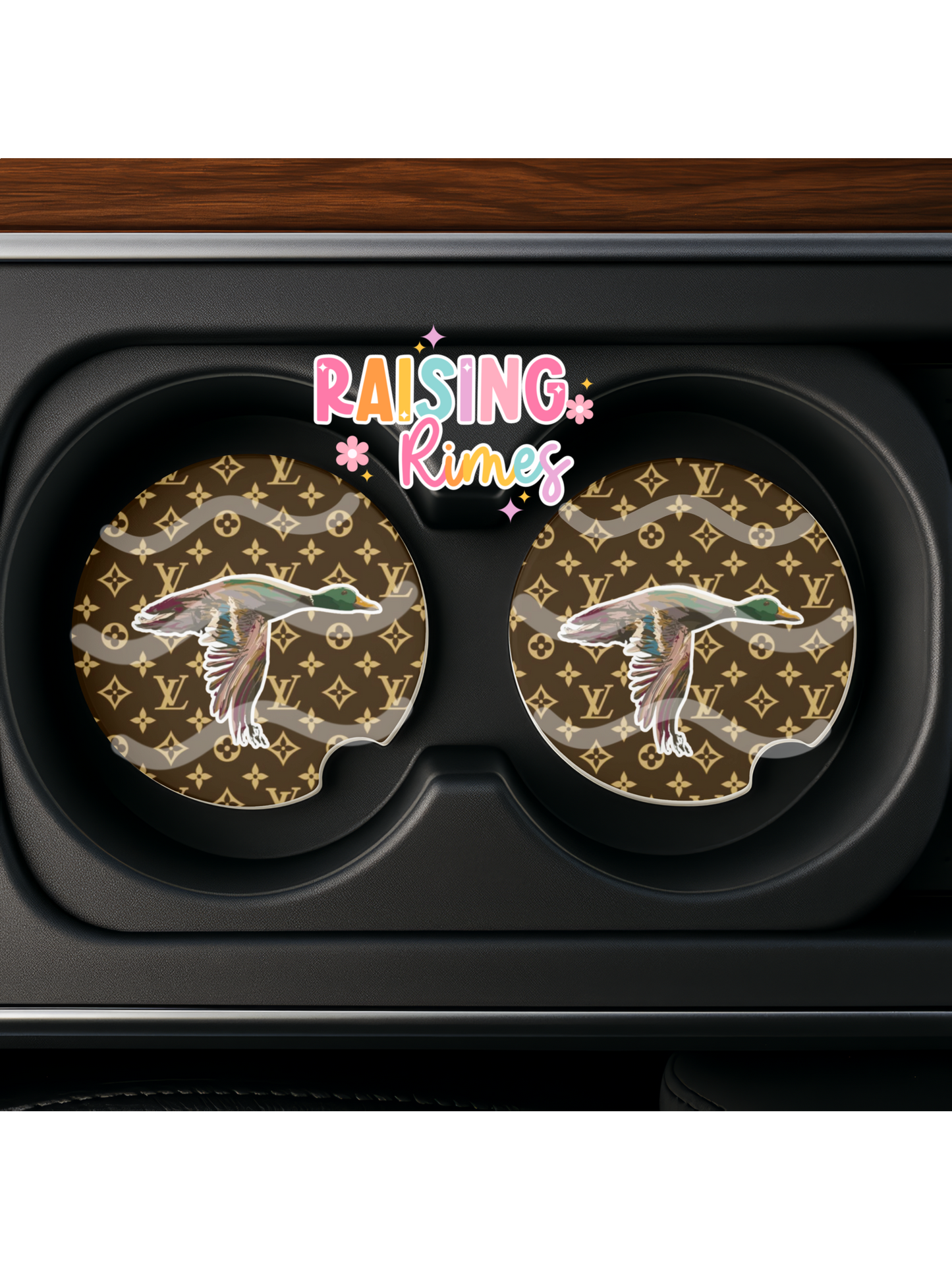 Mallard Brown Boujee Coaster Set