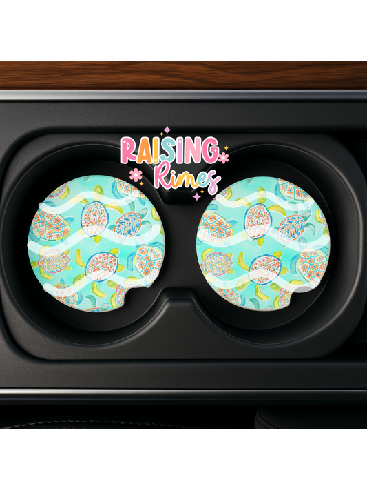 Swimming Turtles Coaster Set