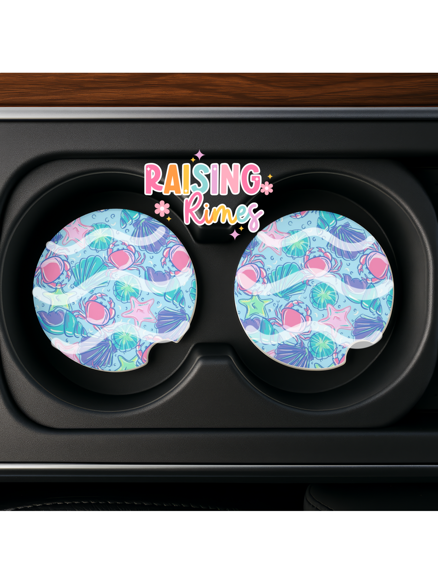 Crabs & Seashells Coaster Set