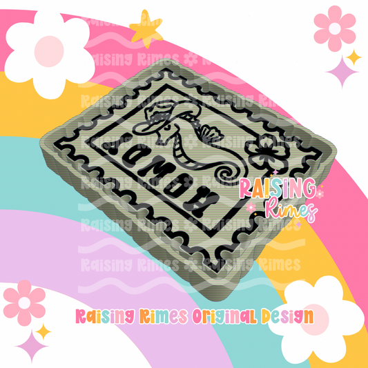 Howdy Seahorse Stamp Silicone Mold