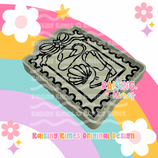 Coastal Cowgirl Stamp Silicone Mold