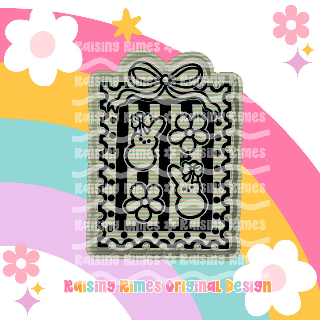 Flowers & Peeps Stamp Silicone Mold