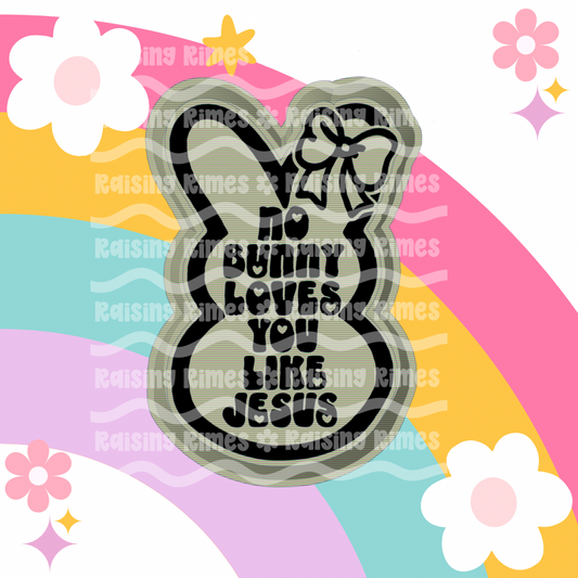 No Bunny Loves You Like Jesus Silicone Mold