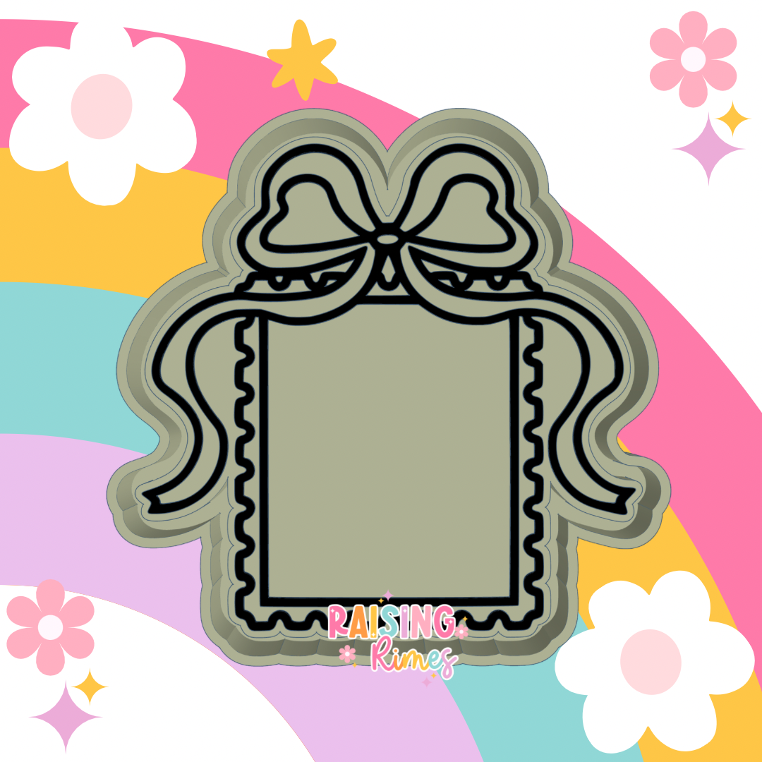 Plain Bow Stamp Silicone Mold