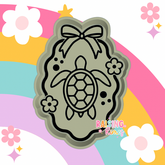Turtle in Frame Silicone Mold
