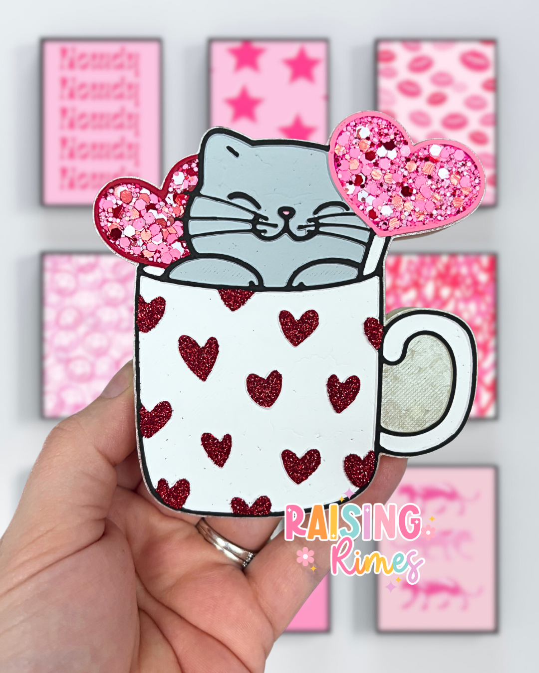 Cat Heart Mug Mold