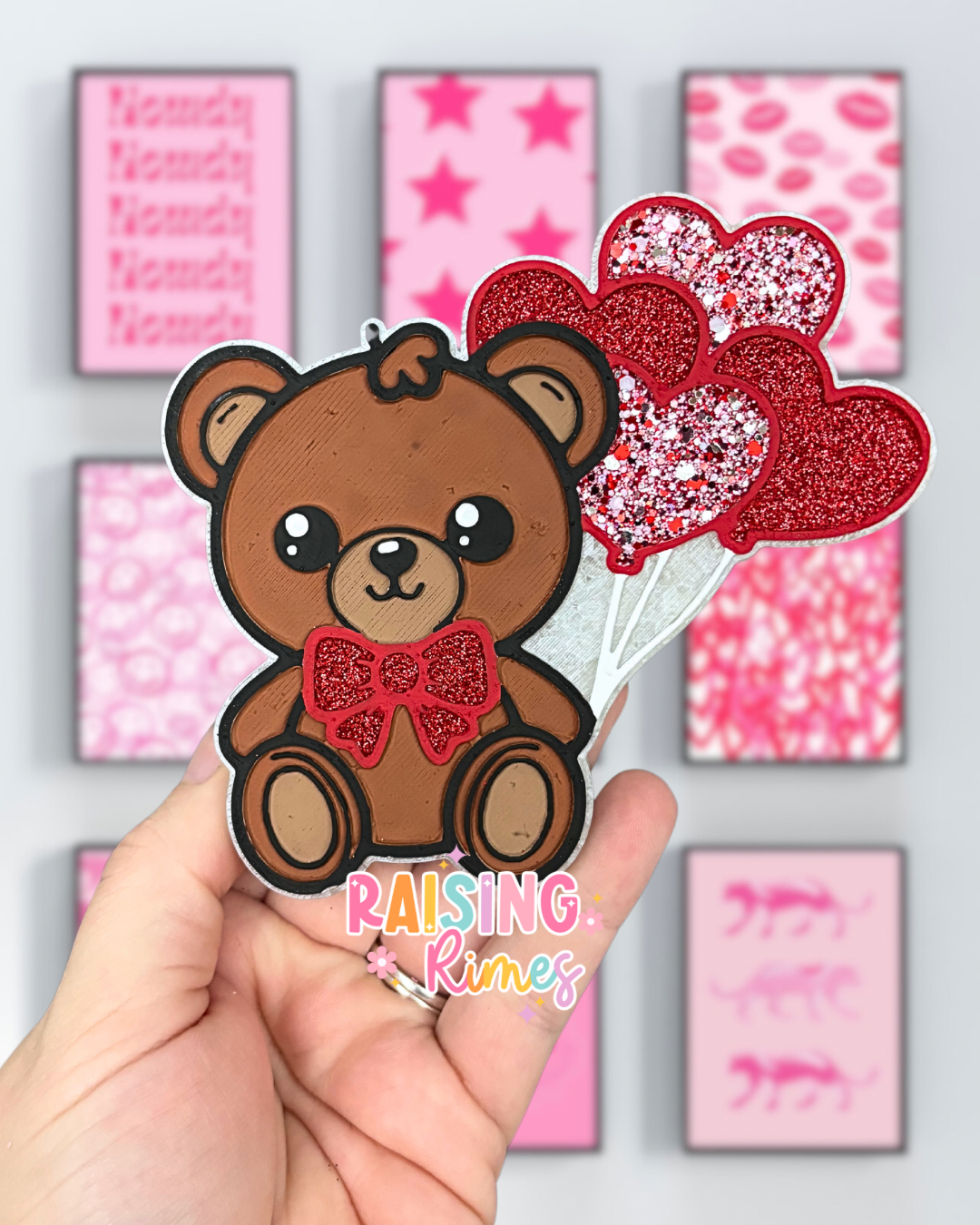 Valentine Teddy Bear Mold