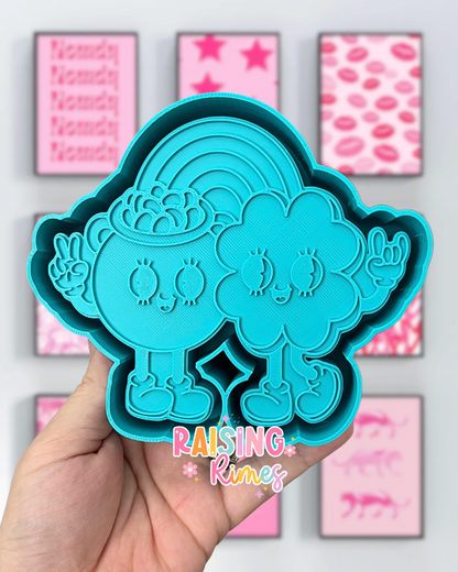 Shamrock & Gold Besties Silicone Mold