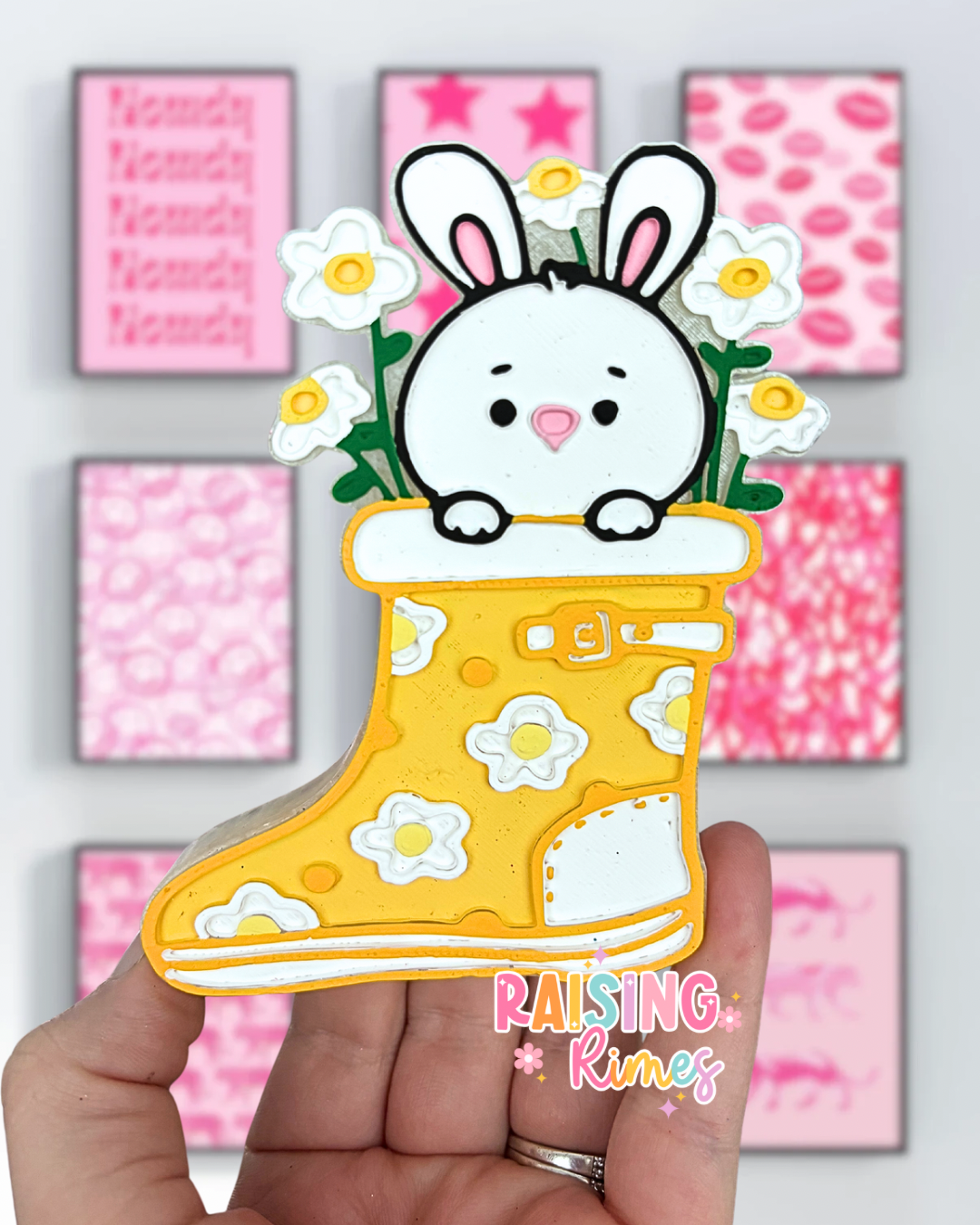 Bunny In Rainboot Mold