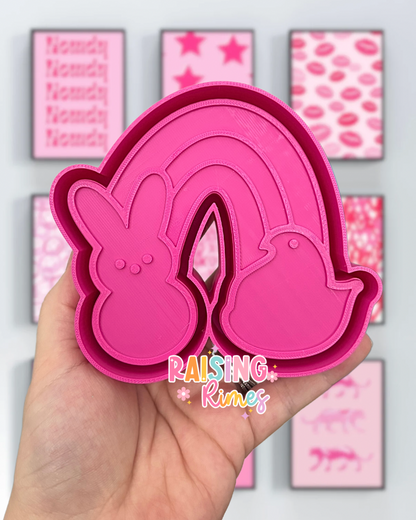 Peeps Rainbow Silicone Mold