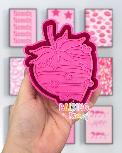 Chocolate Covered Strawberry Silicone Mold
