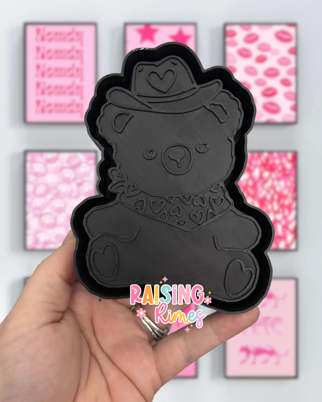 Valentines Cowboy Bear Mold