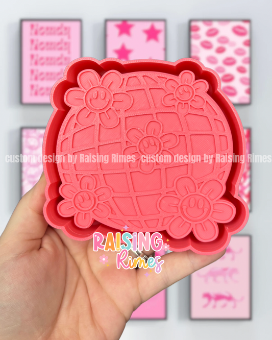 Groovy Daisies Disco Silicone Mold