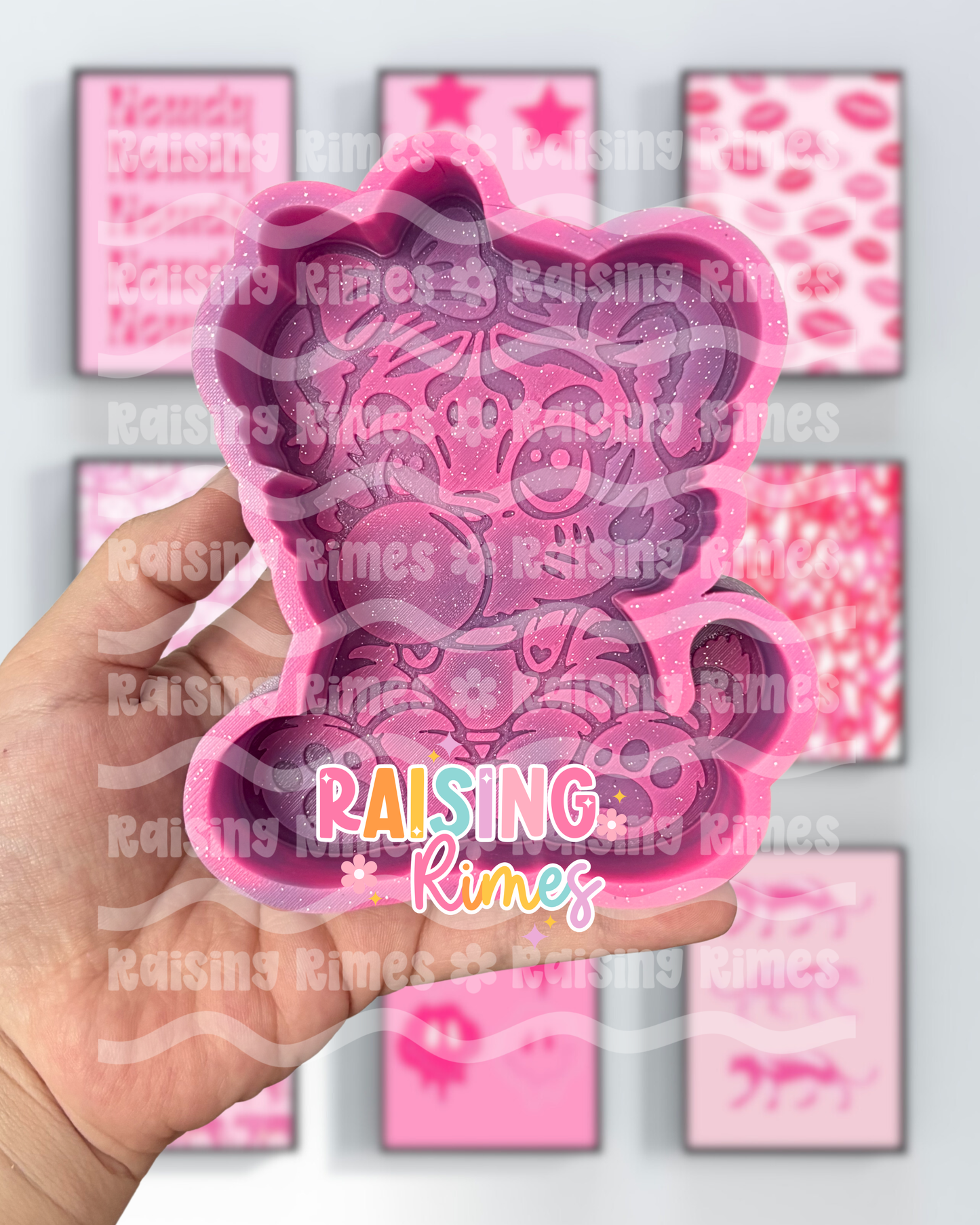 Tilly the Tiger Bubblegum Silicone Mold