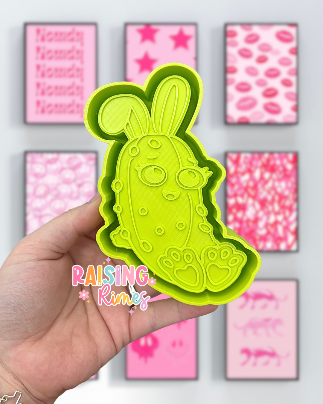 Easter Bunny Pickle Silicone Mold