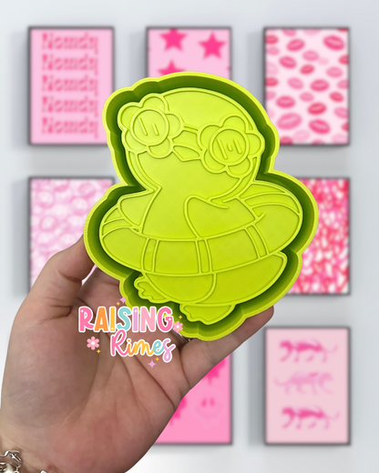 Groovy Summer Penguin Silicone Mold