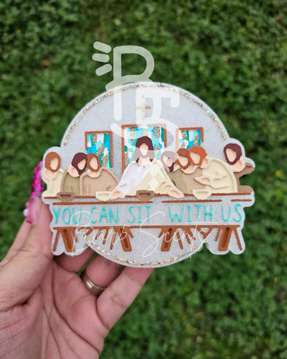 You Can Sit With Us Silicone Mold