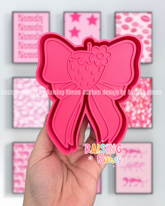 Strawberry Bow Silicone Mold
