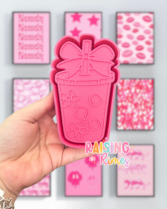 Bow Floral Iced Drink Silicone Mold