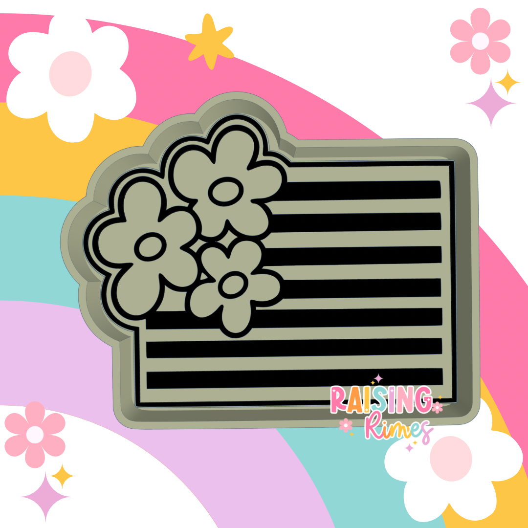 Flower Flag Silicone Mold