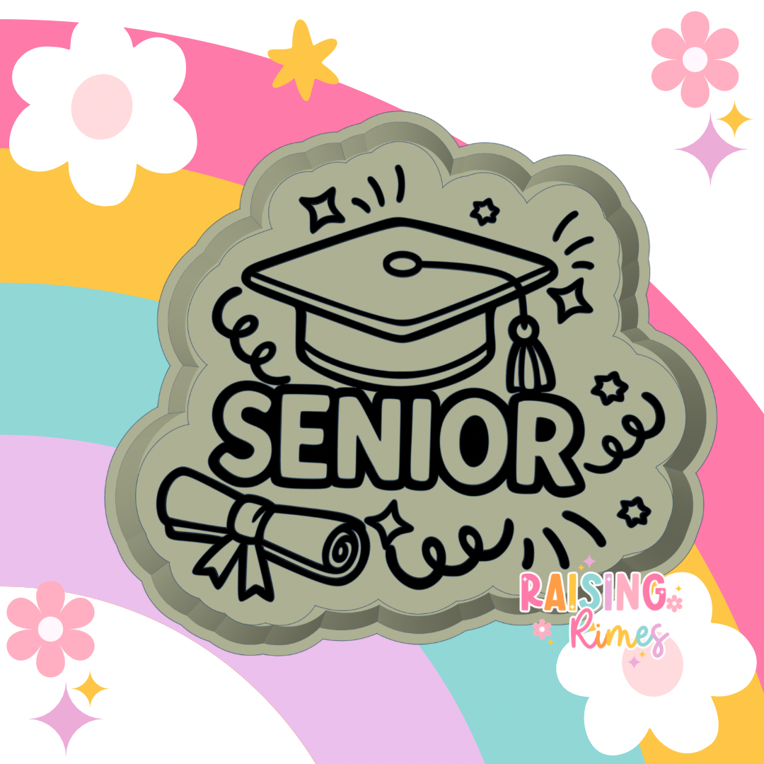 Confetti Senior Silicone Mold