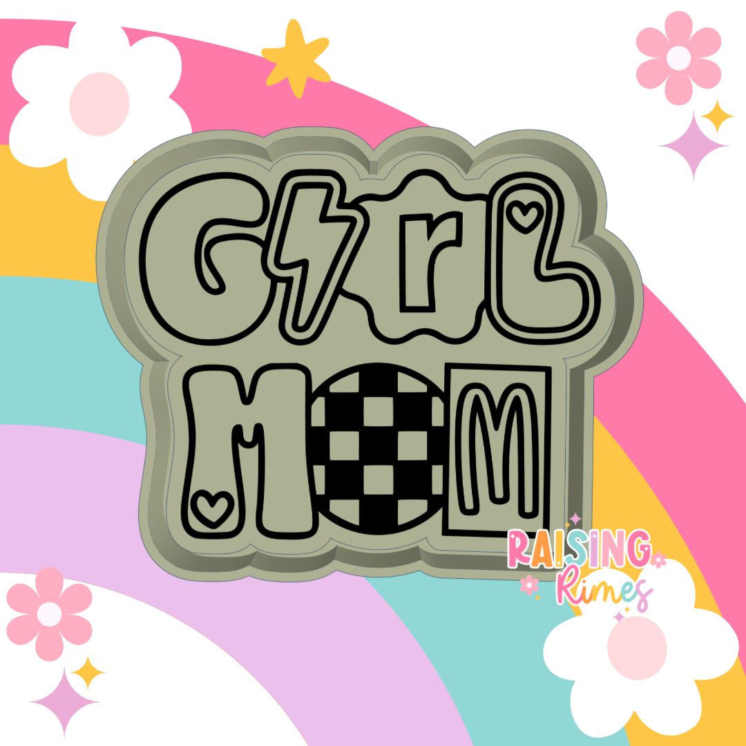 Girl Mom Silicone Mold
