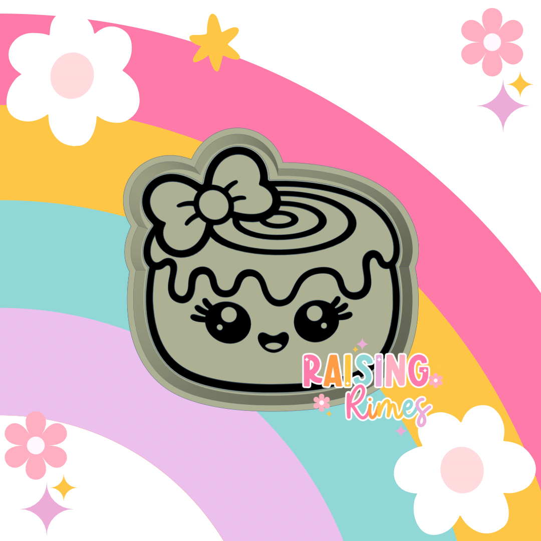 Cutie Cinnamon Roll Silicone Mold