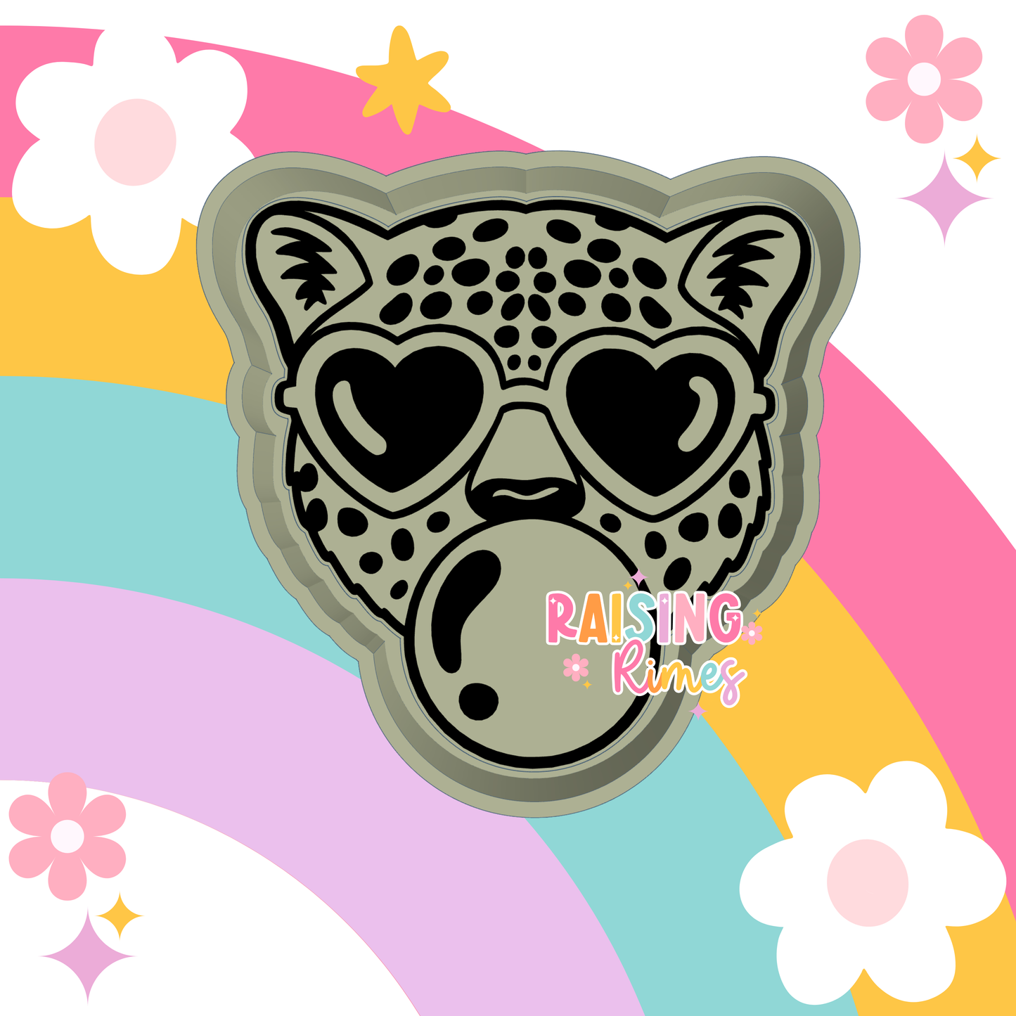 Bubblegum Leopard Silicone Mold