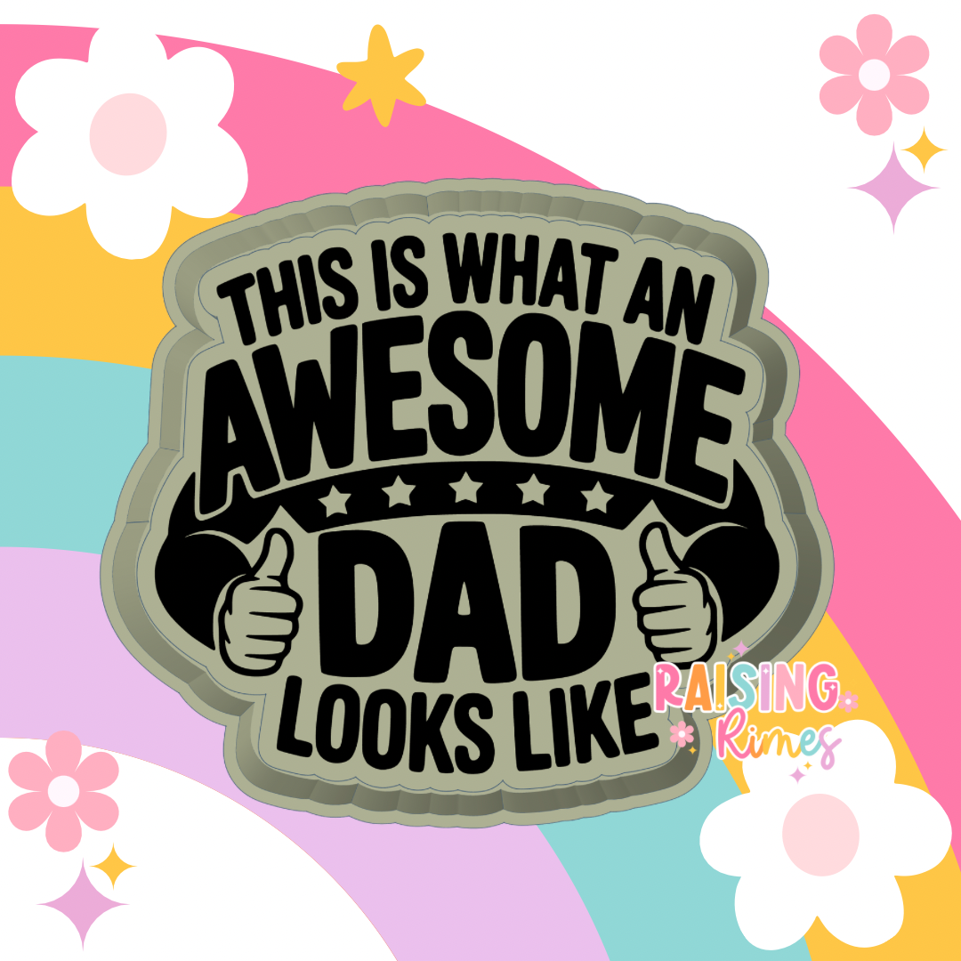 Awesome Dad Silicone Mold