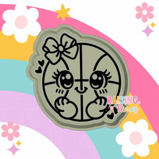 Girly Basketball Silicone Mold